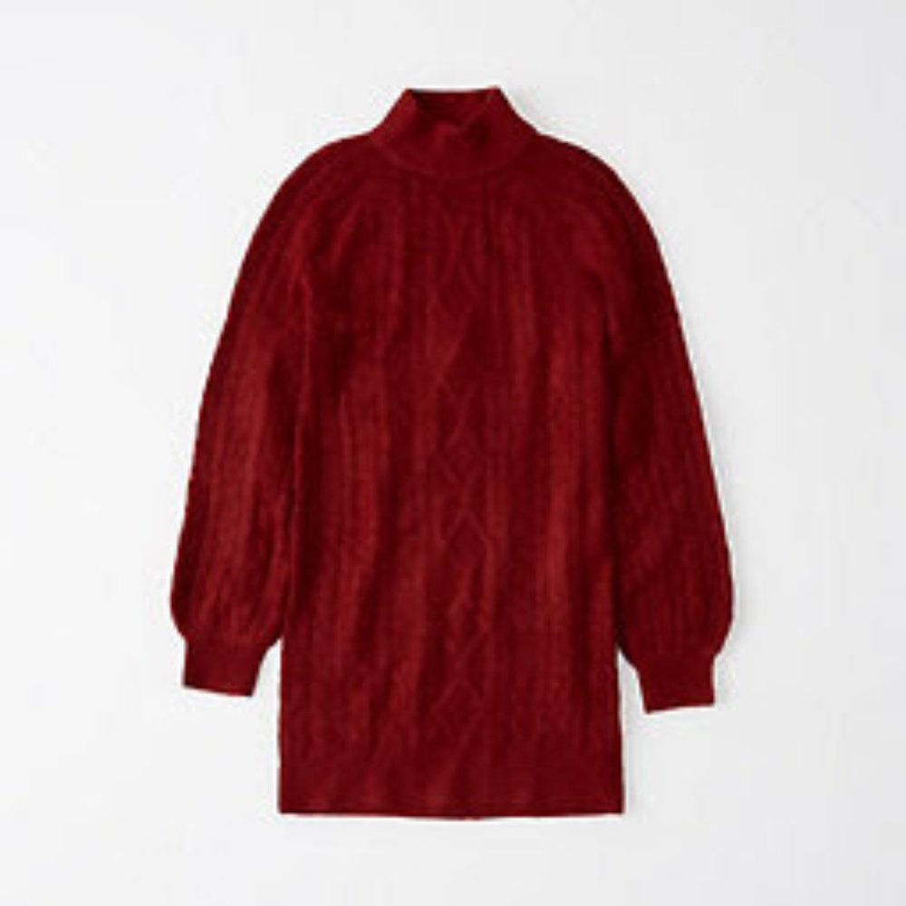A&F Red Sweater Dress - S
